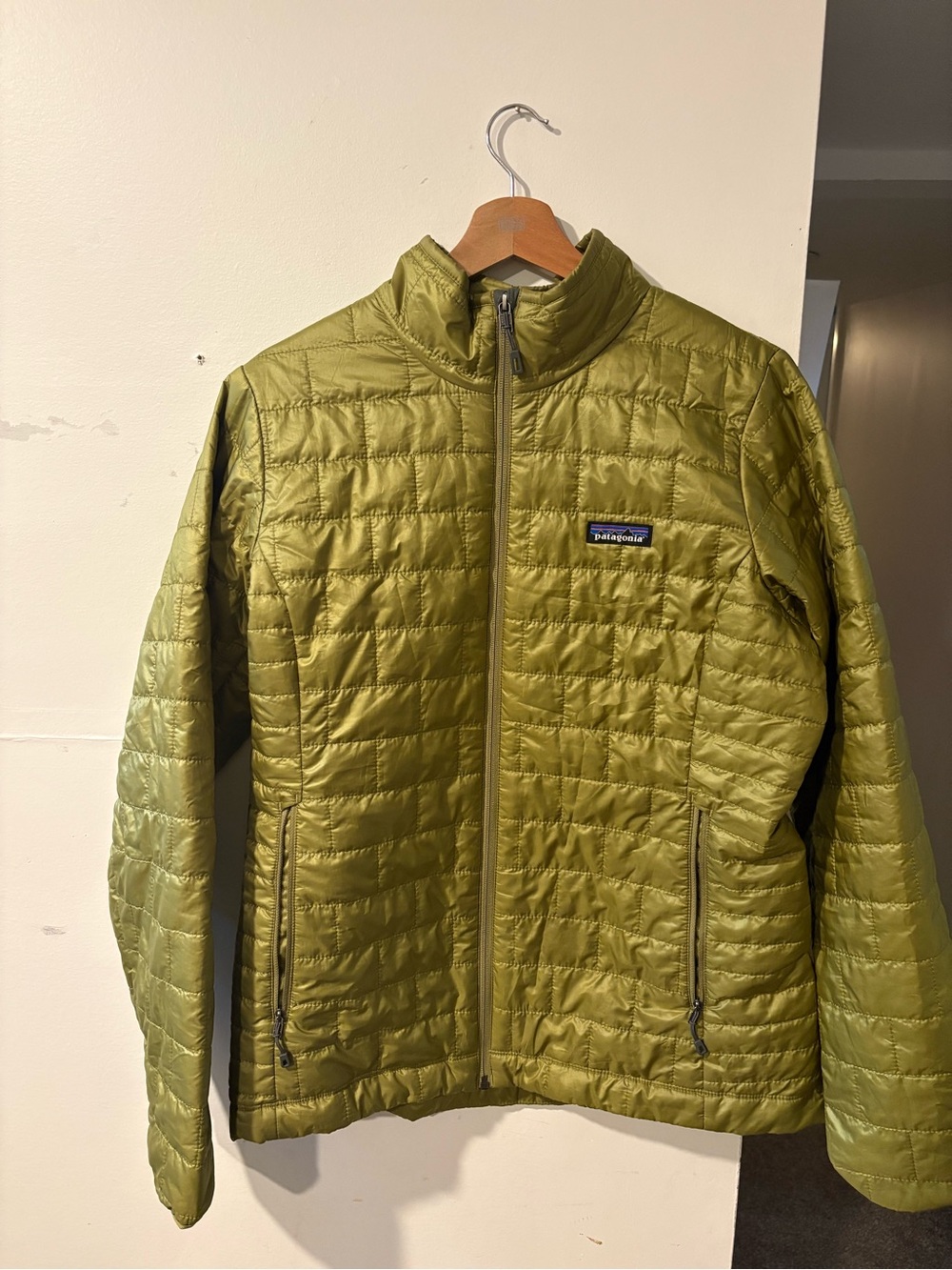 Patagonia Olive Green nano puff  Jacket